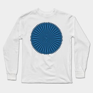 Reaction Diffusion Ornament (Blue) Long Sleeve T-Shirt